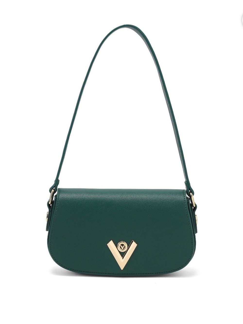 Valentino Orlandi Velora Emerald Green Vegan Leather Shoulder Bag NWT